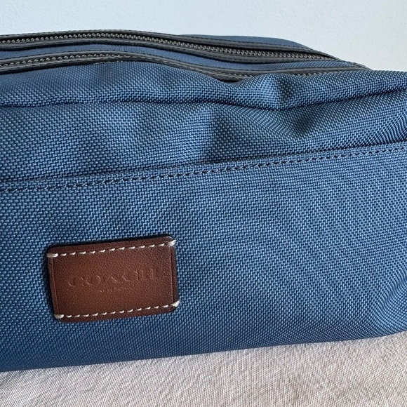 Coach Navy Blue Toiletry Bag - Picture 2 of 12